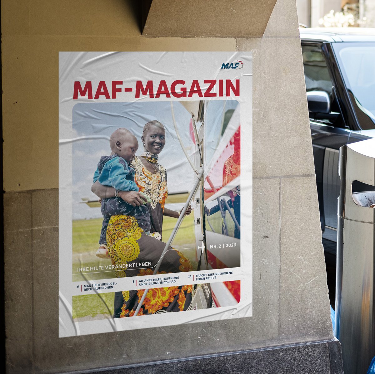 Wo Wege enden, fliegt MAF weiter