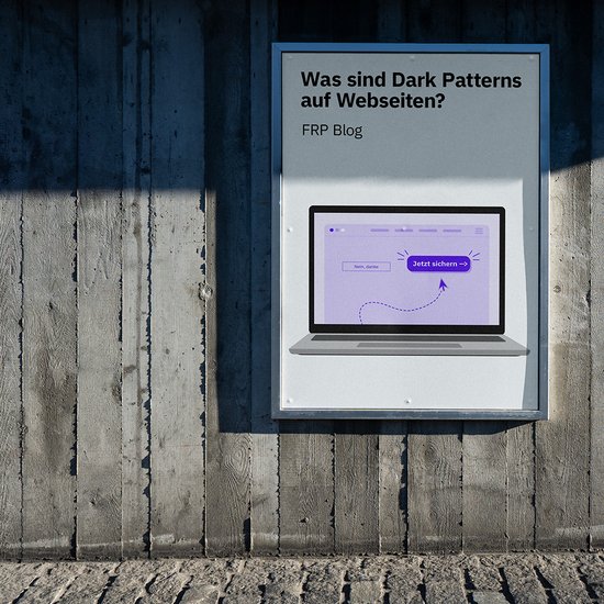 Was sind Dark Patterns auf Webseiten?